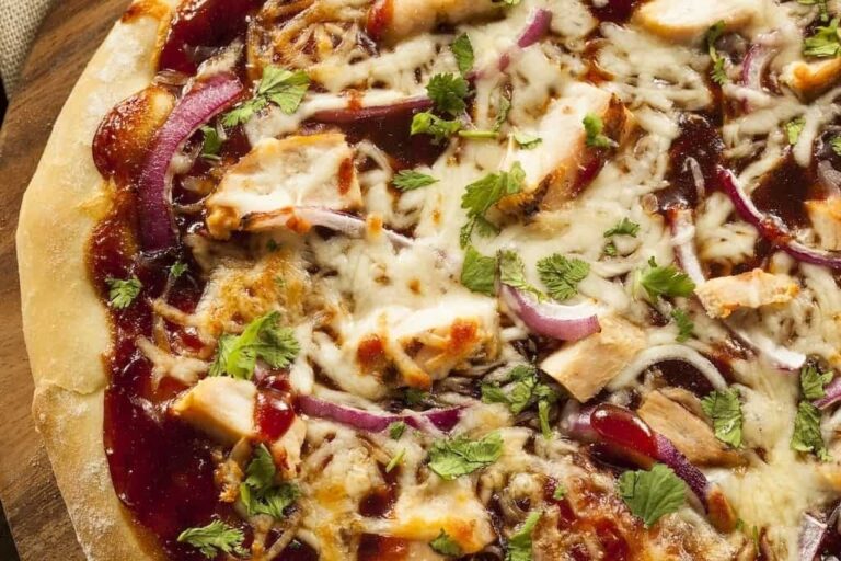 Cauliflower Crust BBQ Chicken Pizza Recipe Dine Dream Discover