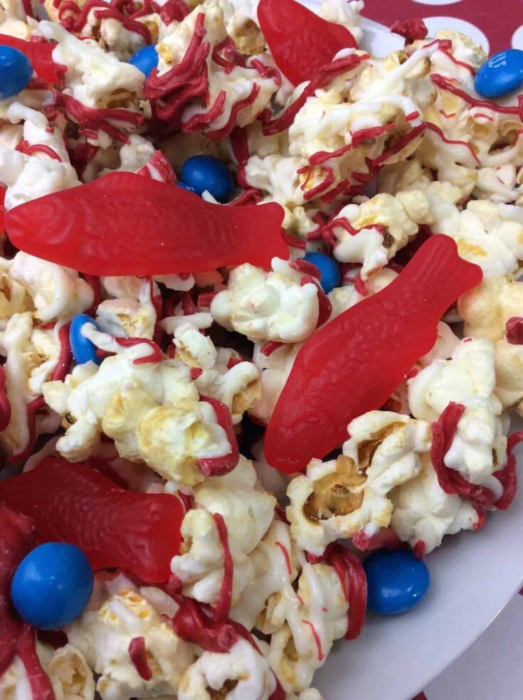 Whether we are sharing One Fish Two Fish Dr. Seuss Kettle Corn recipe or the Red Fish Blue Fish Cookie recipe, they are all perfect for Dr. Seuss' birthday on March 2nd.