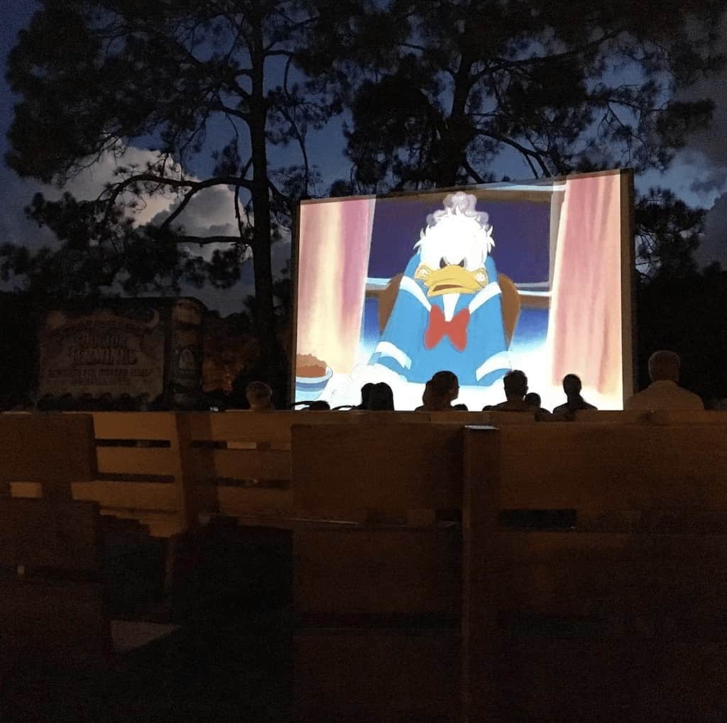 movie night at walt disney world