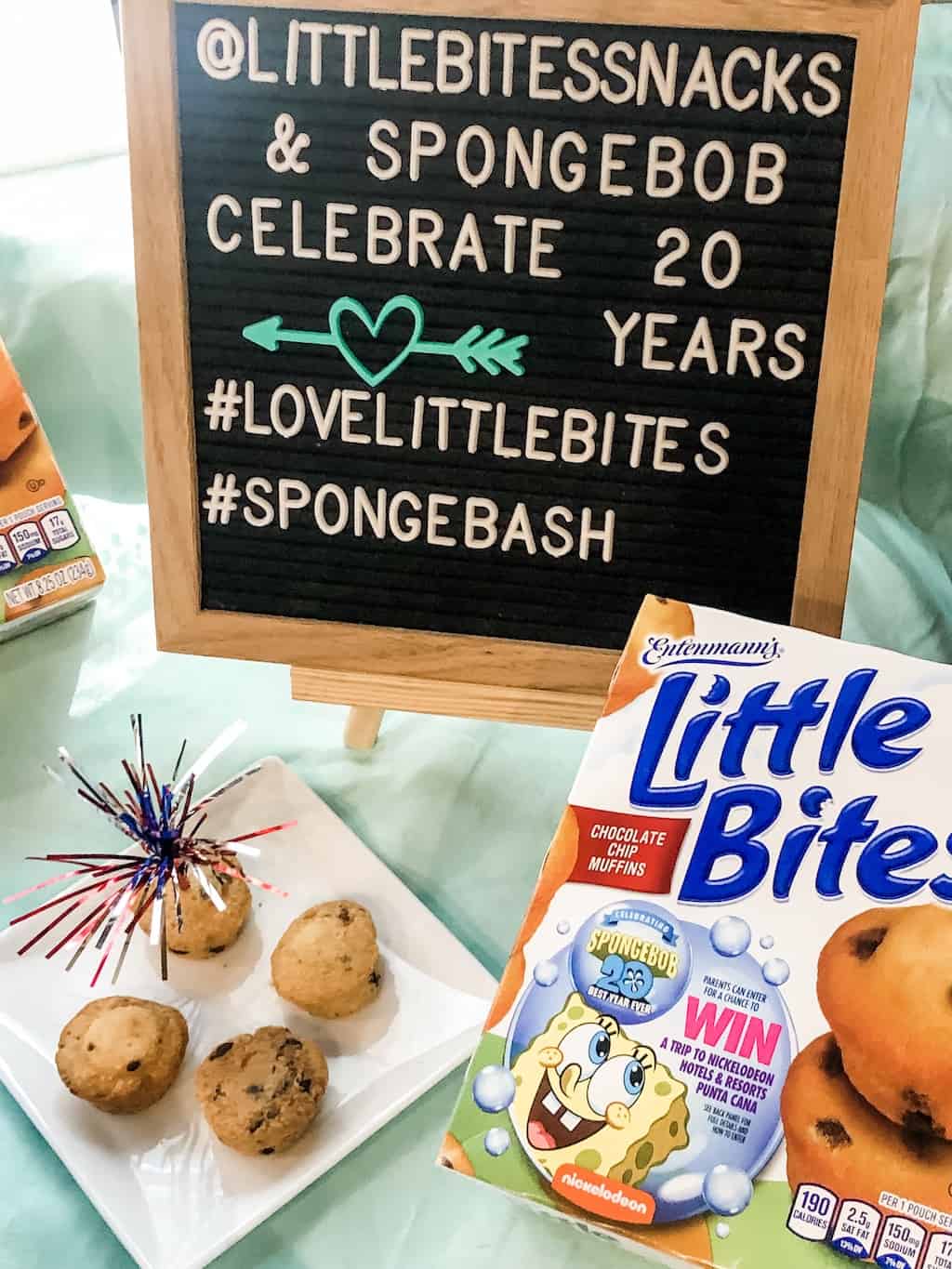 Turning 60 this year isn't as fun as Entenmann’s® Little Bites ® and SpongeBob celebrating 20 years with the Super Spongebash Celebration Sweepstakes! 