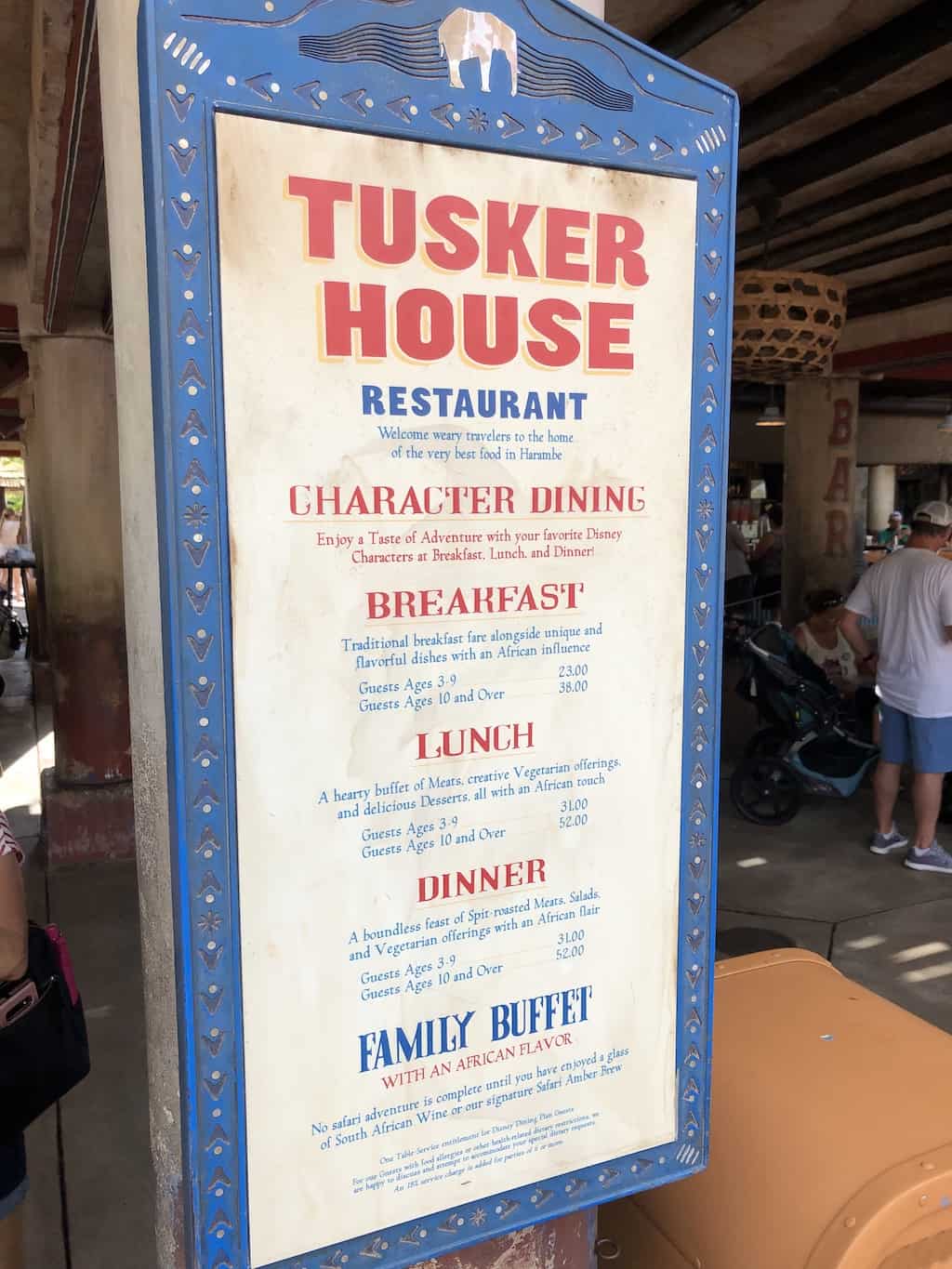 Plot out your your meals as tent poles, then fill in Fastpasses and other activities. Here are the best Animal Kingdom meals throughout your day.