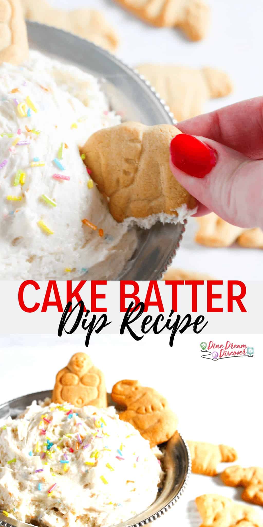 Cake Batter Dip recipe is quick, easy, uses only a couple ingredients, and most importantly...everybody loves it. 