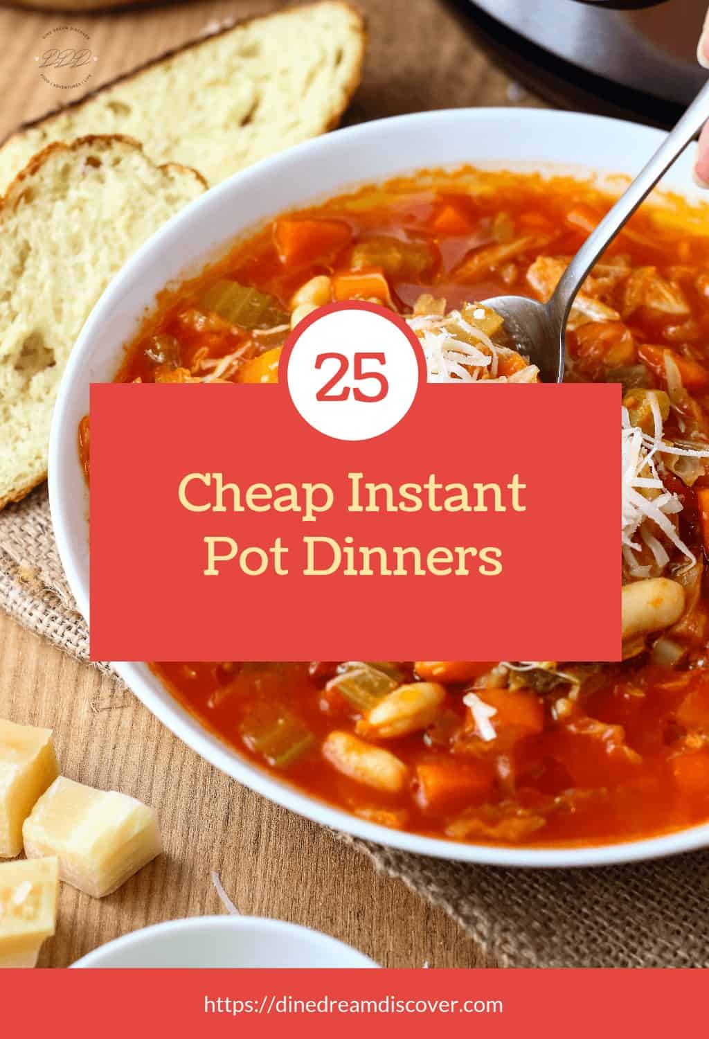 Summer isn't quite over yet and if your weather is anything like ours....it's hot! Here are 25 cheap Instant Pot dinner ideas that are perfect for this time of year.