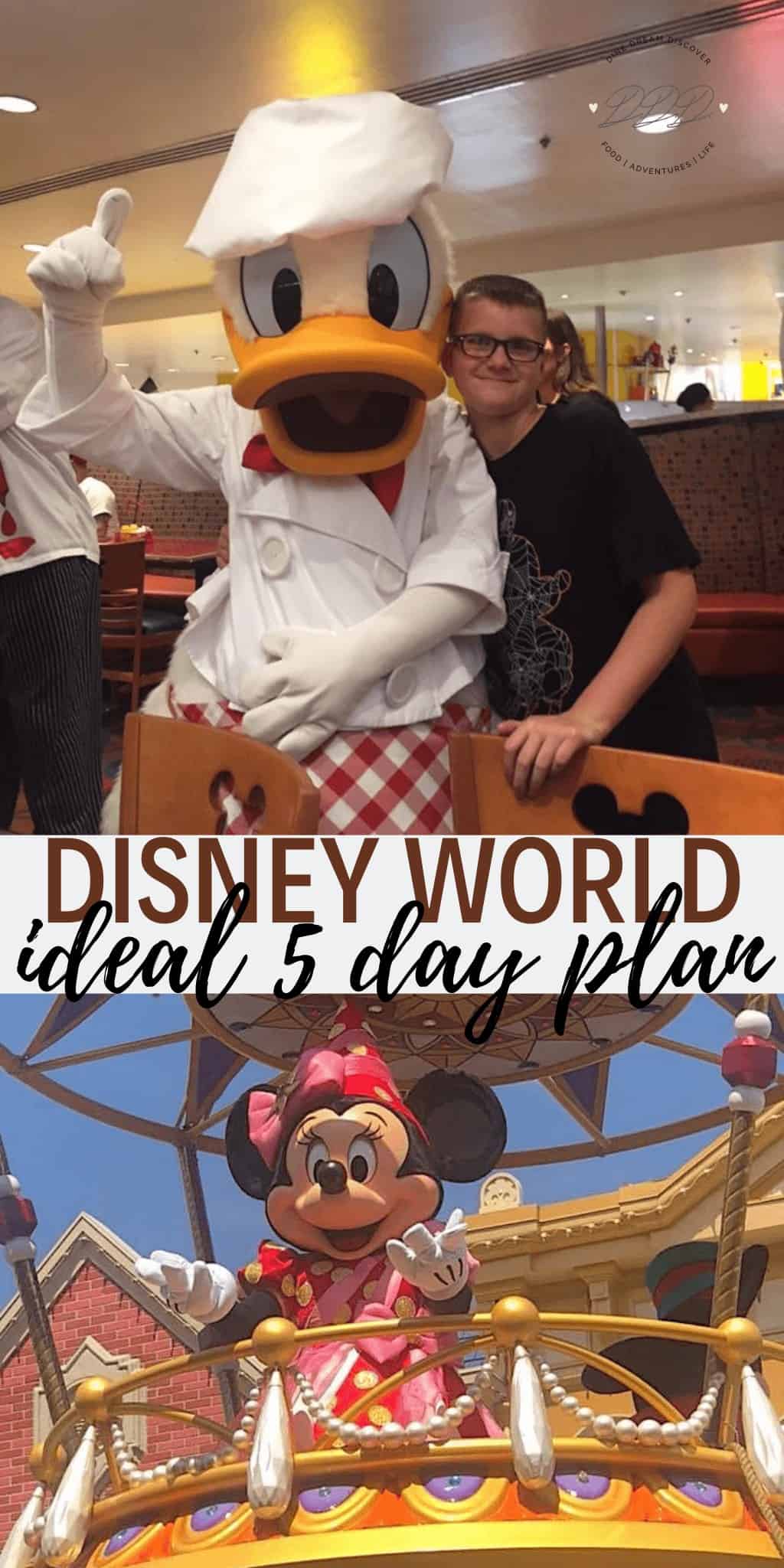 This 5 day Disney World plan is designed to structure the broad strokes of your Walt Disney World schedule so you can fill in the rest.