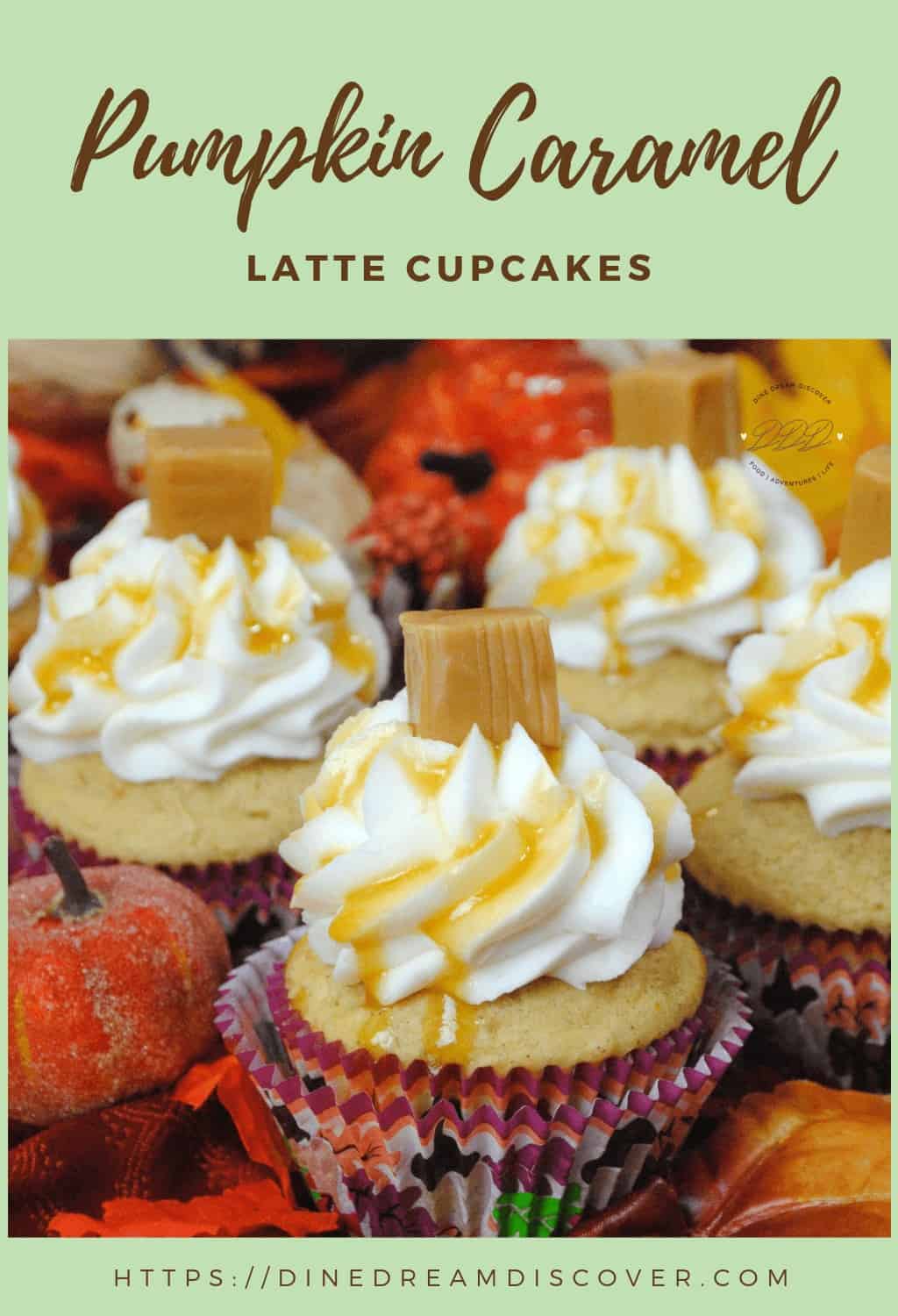 Pumpkin Caramel Latte Cupcake is a blend of pumpkin, caramel, and coffee all rolled into a mouth watering cupcake just in time for fall and pumpkin season.