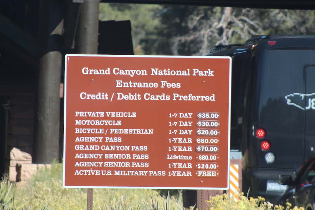 how much does the grand canyon cost