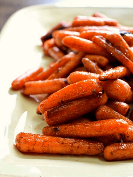 maple brown sugar glazed carrots