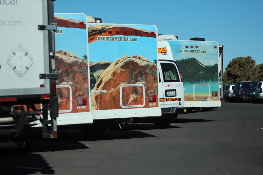 rv parking at grand canyon