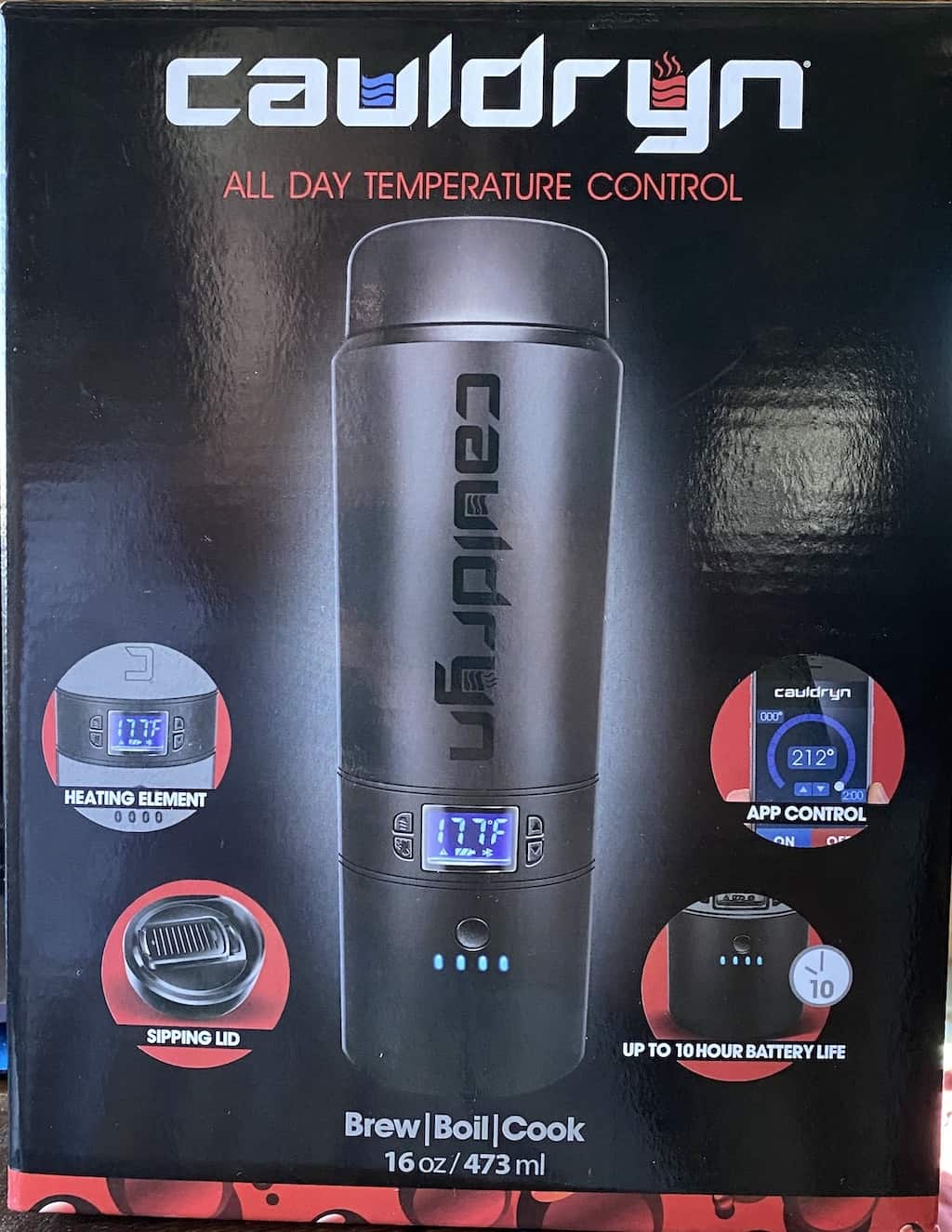 Cauldryn Battery Heated Mug 