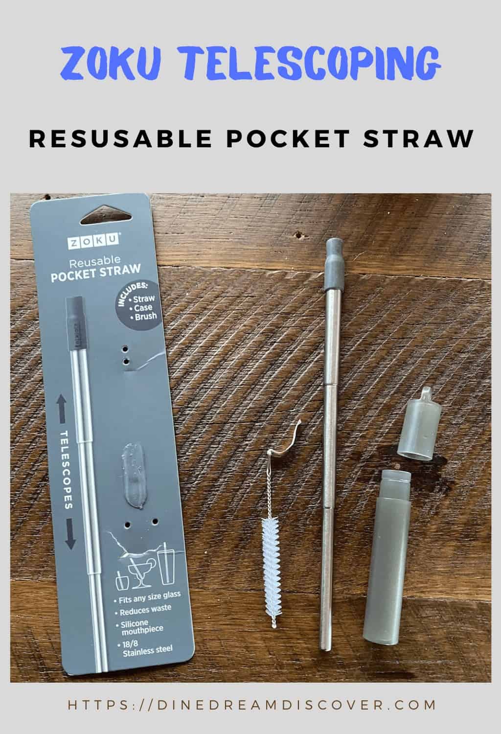 zoku resuable straw