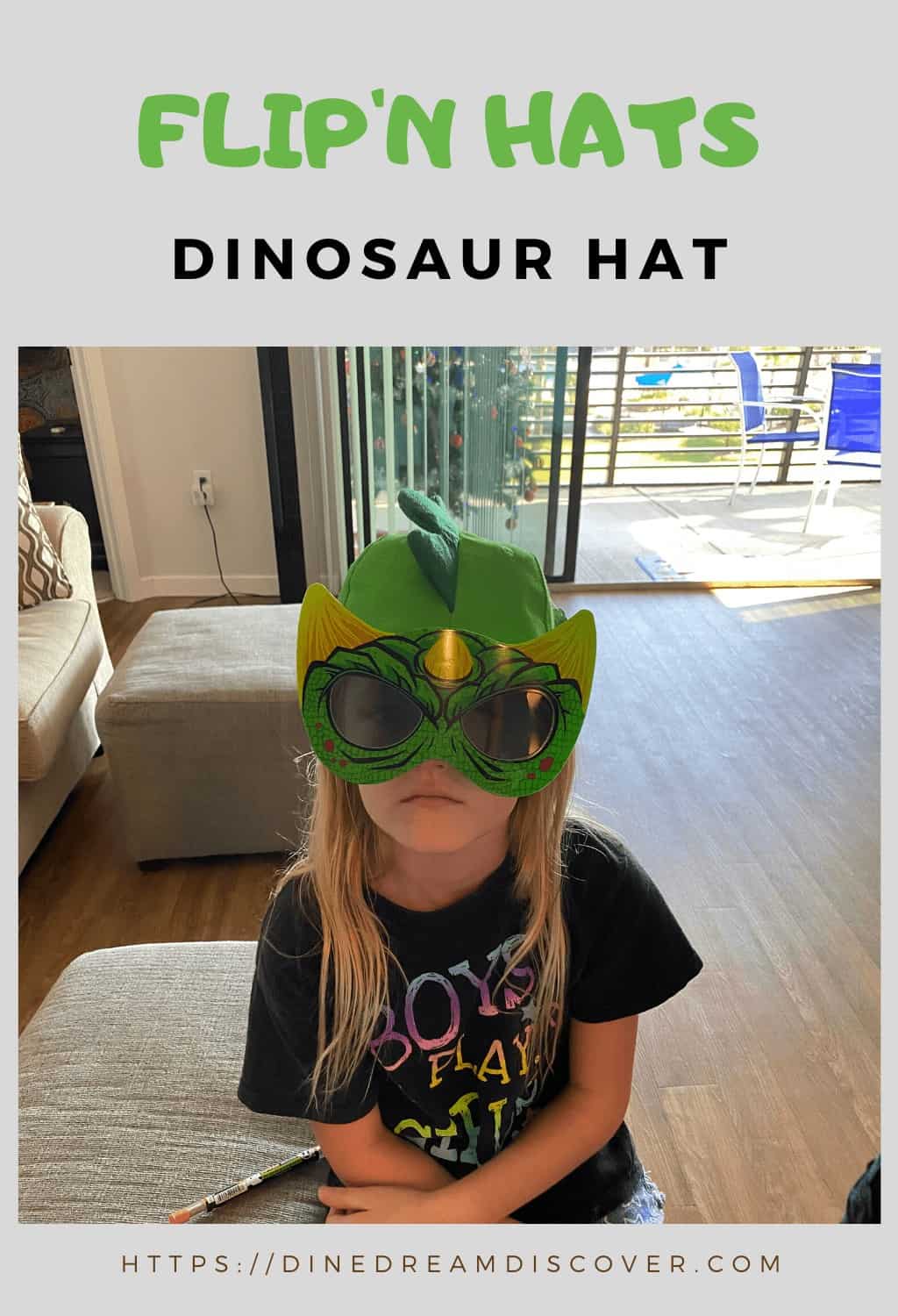 Flip N Hats Dinosaur Hat