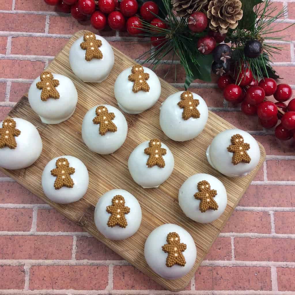 gingerbread truffles