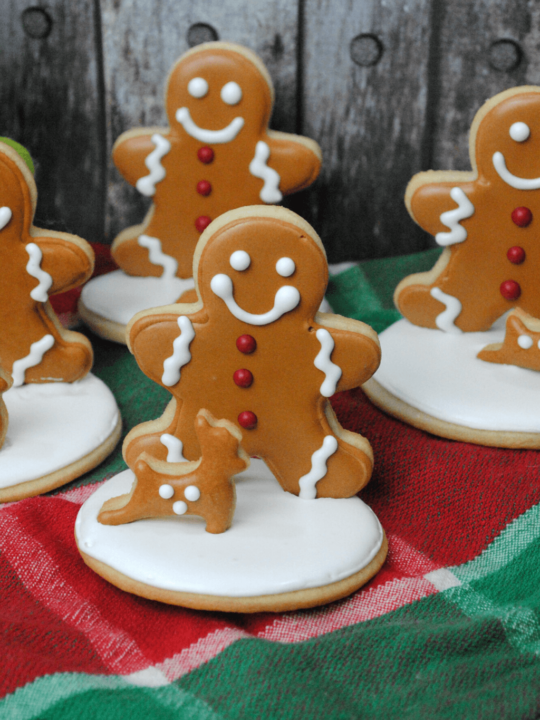 Gingerbread House Sugar Cookies - Dine Dream Discover