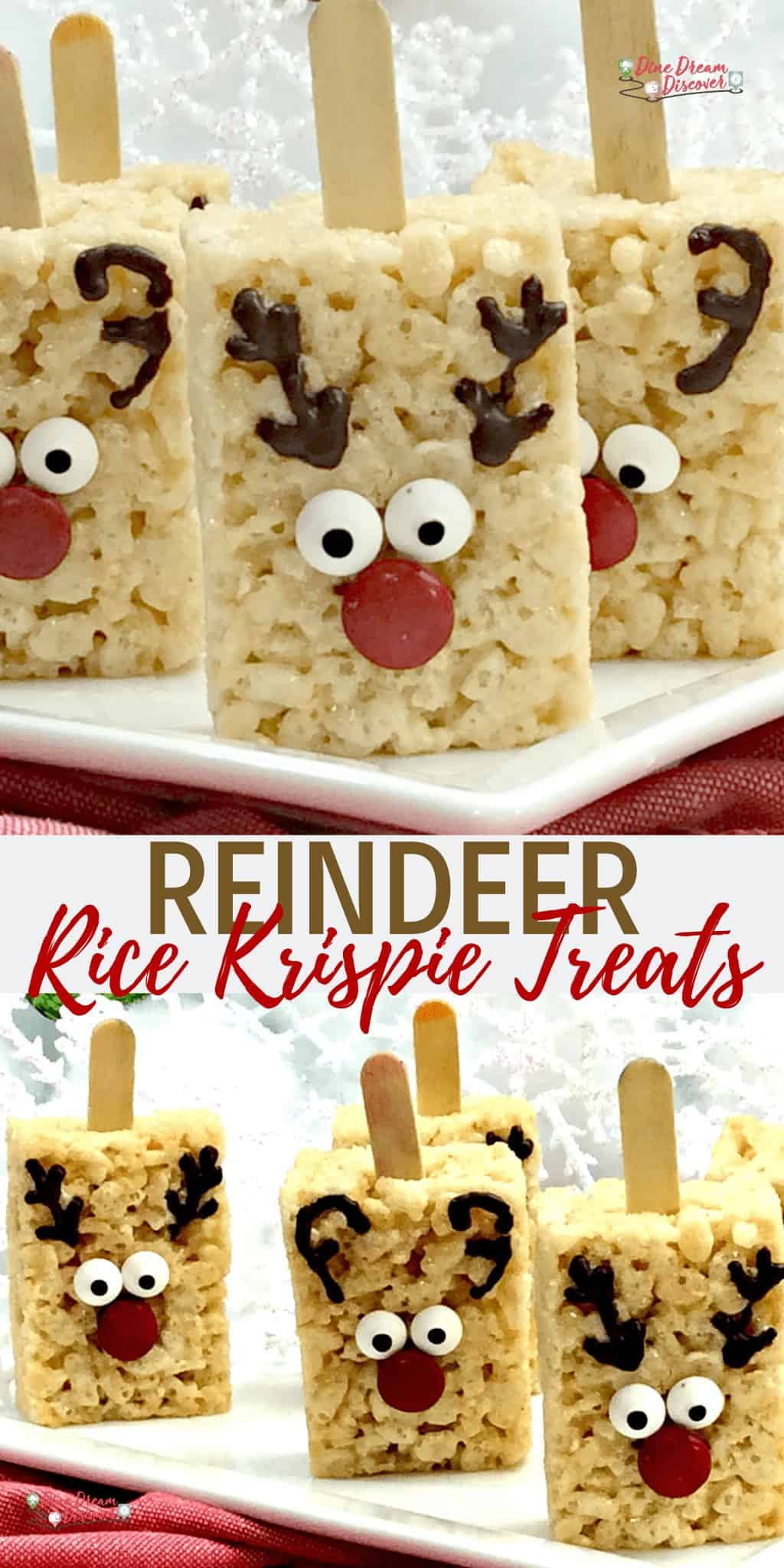 reindeer rice krispie treats