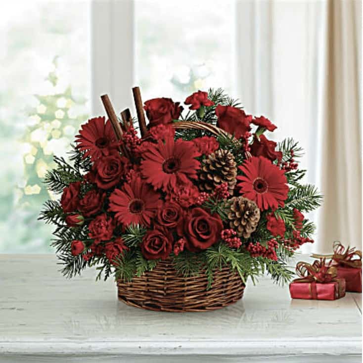 teleflora berries and spice basket