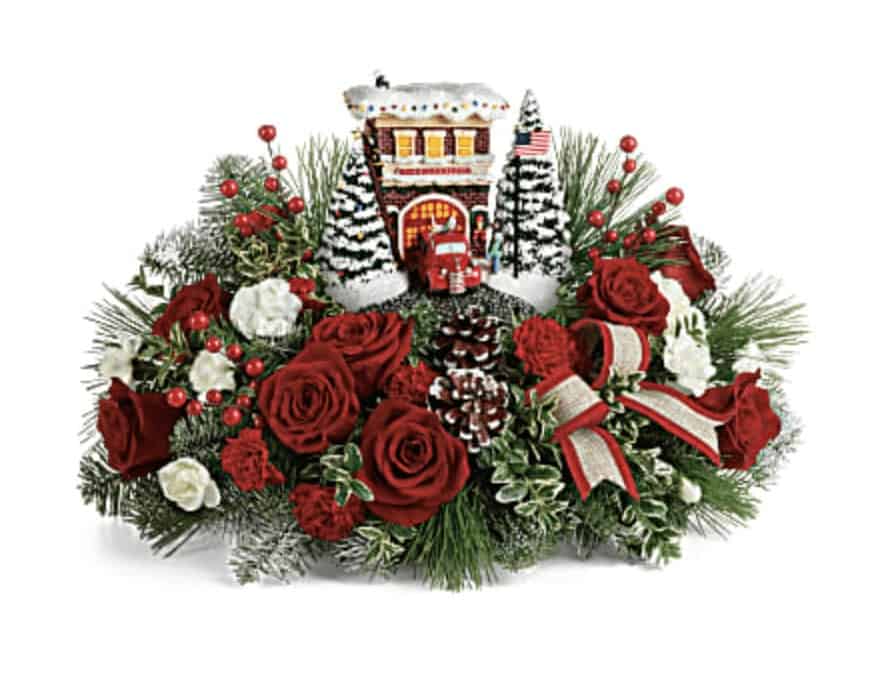 teleflora fire station love out loud bouquet