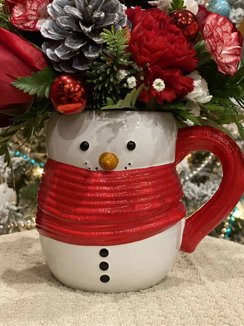 snowman mug