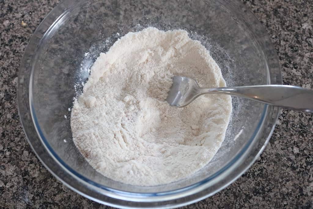 coconut flour dry mixture