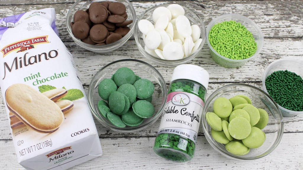 chocolate dipped milano cookie ingredients