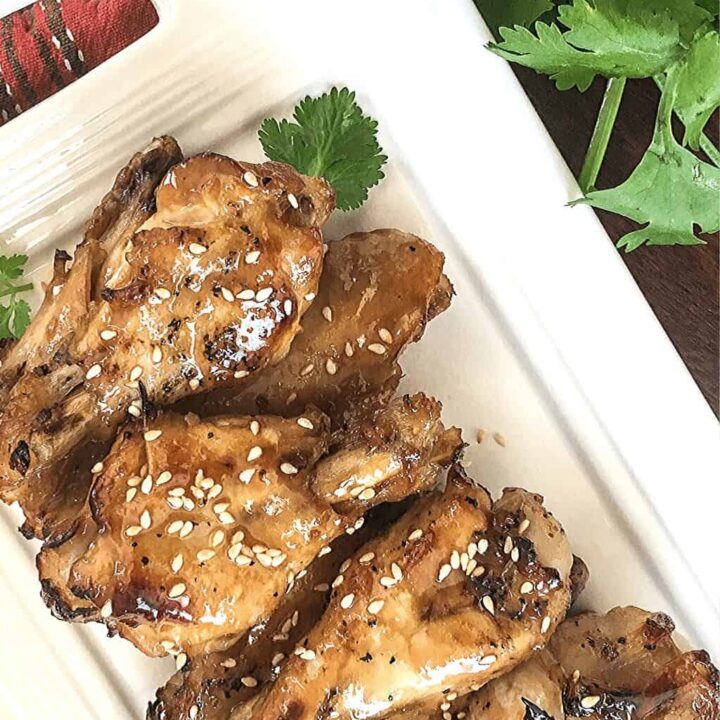 Instant Pot Sesame Garlic Chicken Wings Dine Dream Discover