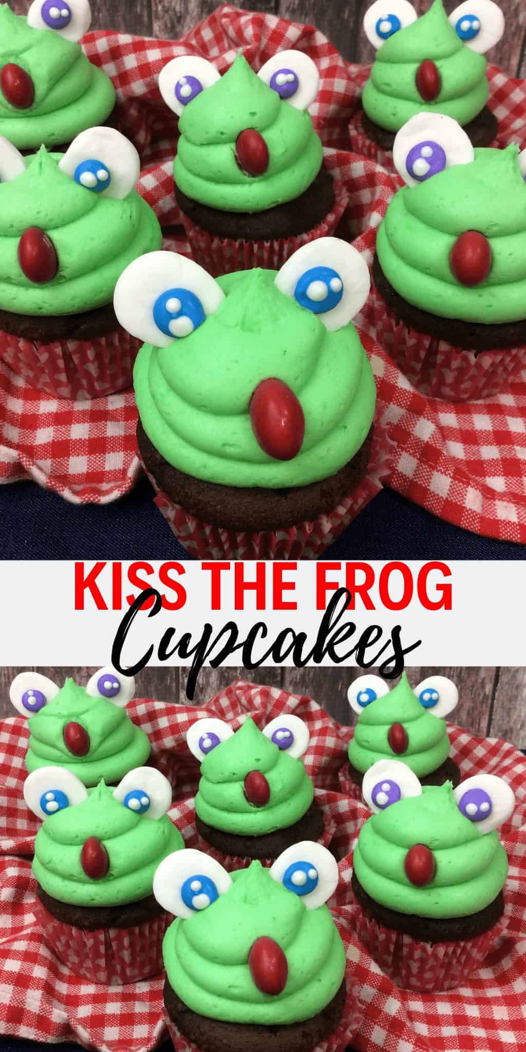 Kiss the Frog Cupcakes