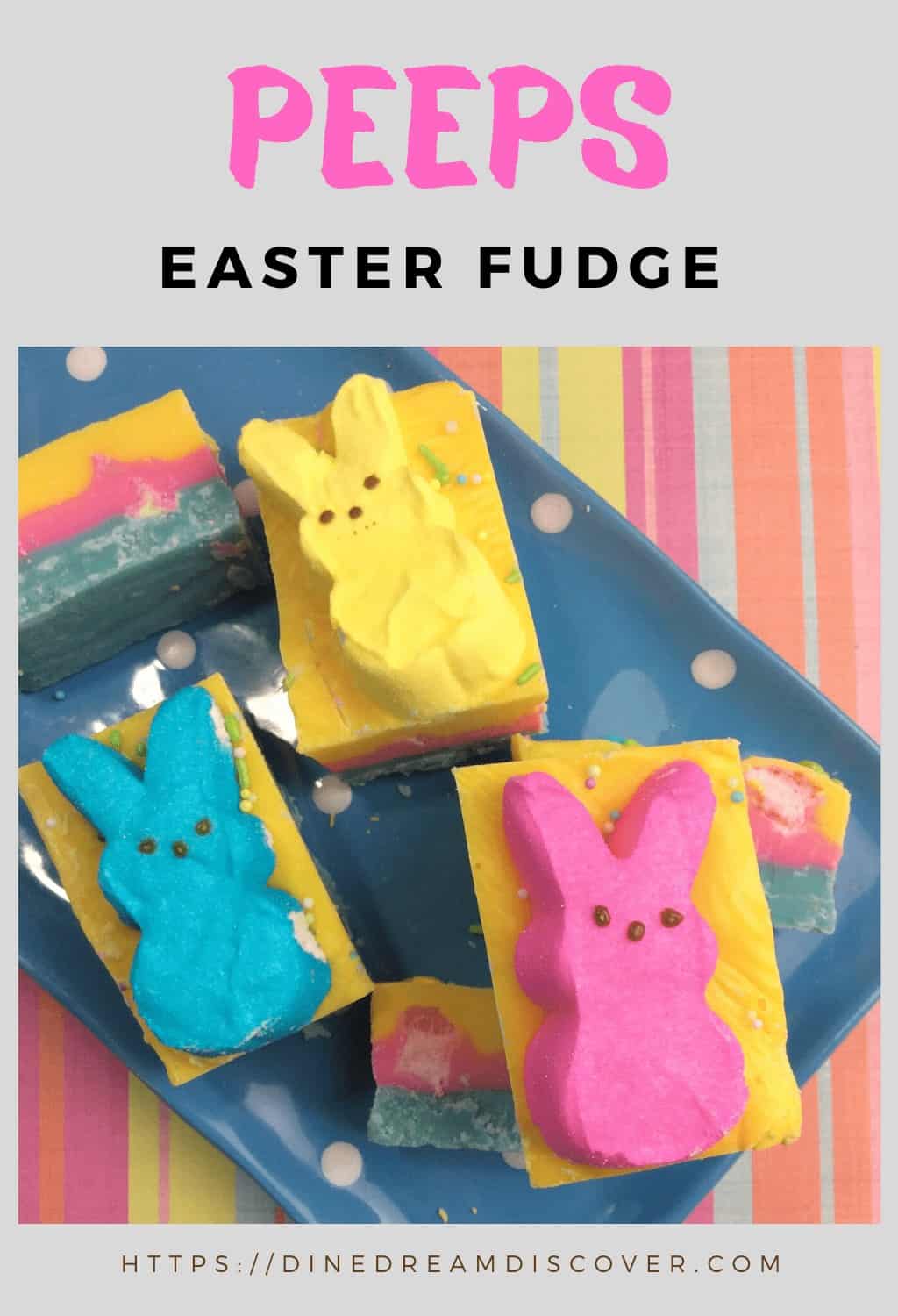 Peeps Easter Fudge and Entertaining Tips 3