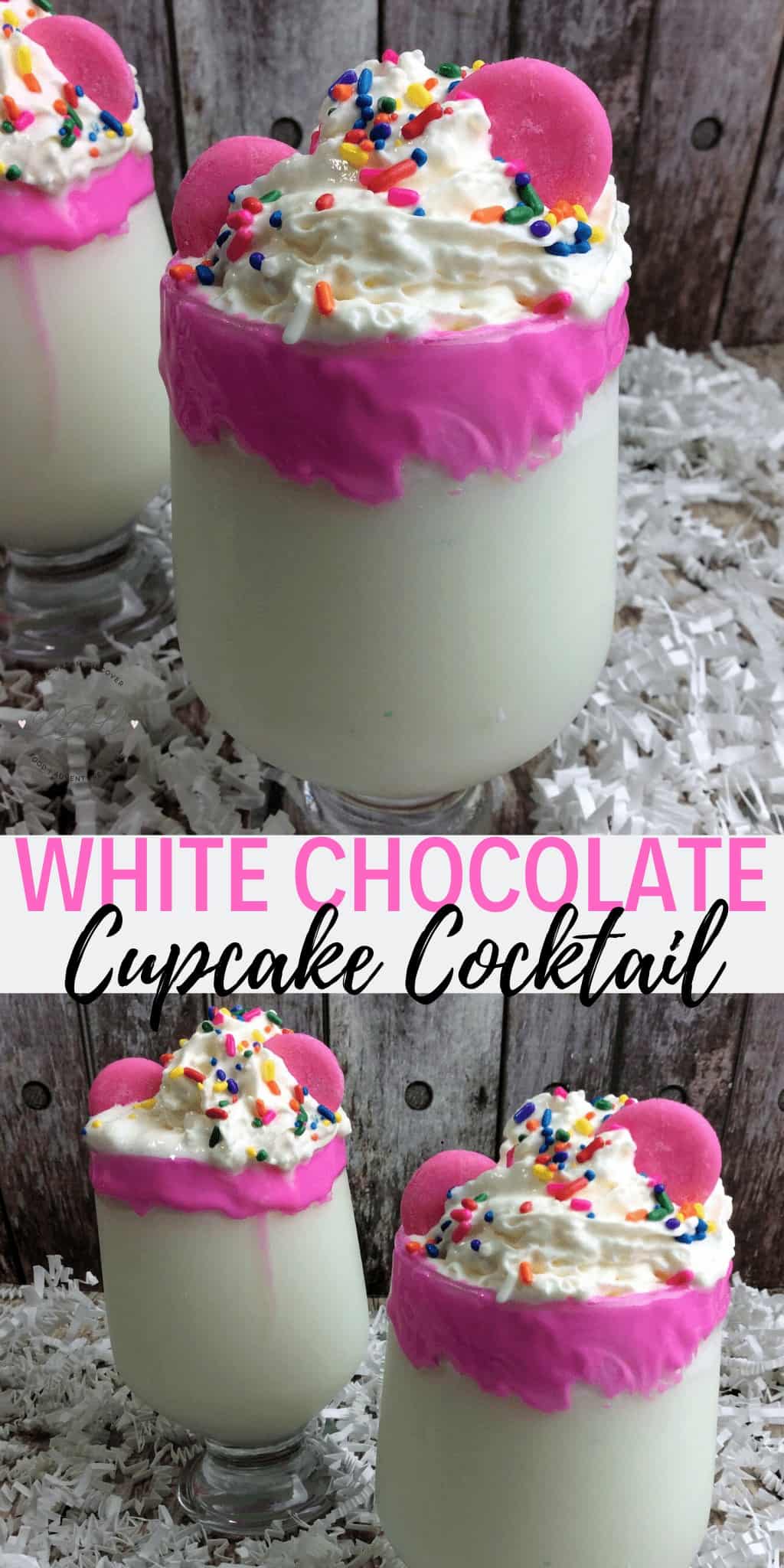 White Chocolate Cupcake Cocktail 