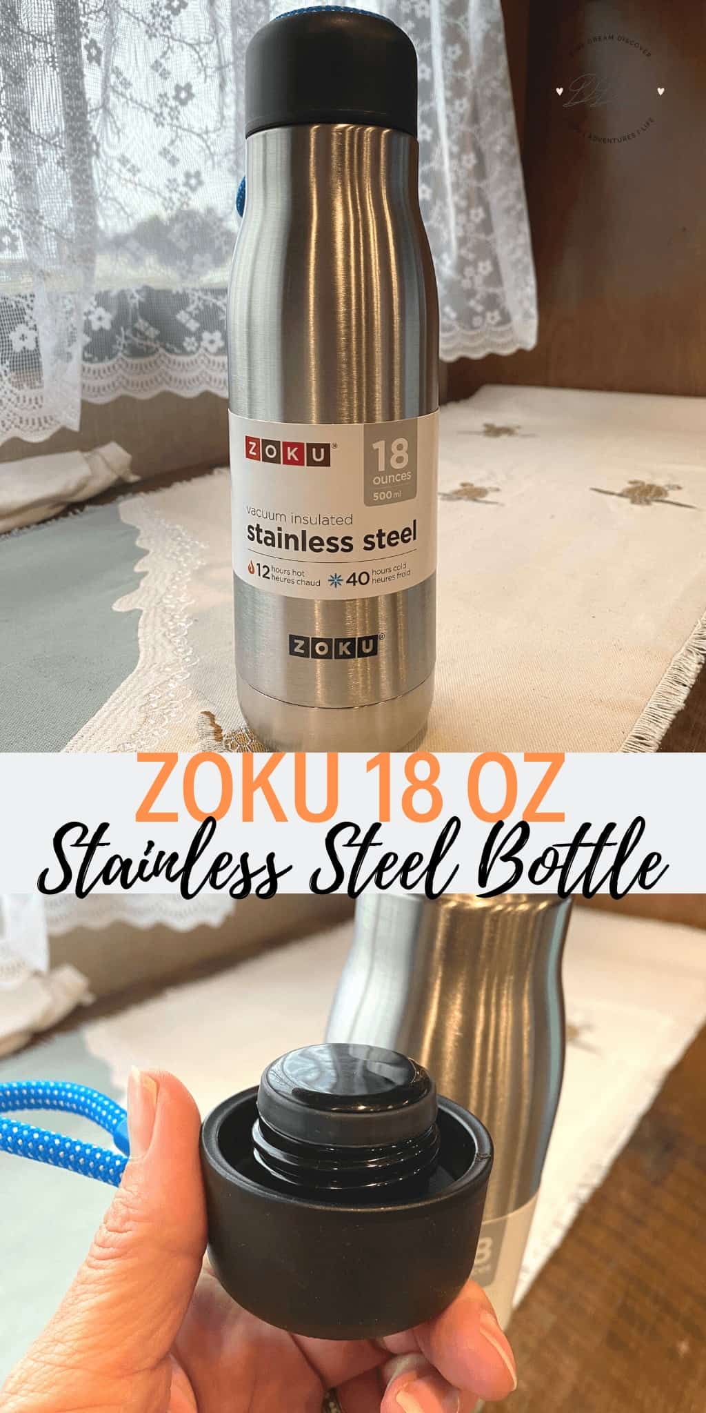 ZOKU 18 oz Stainless Steel Bottle