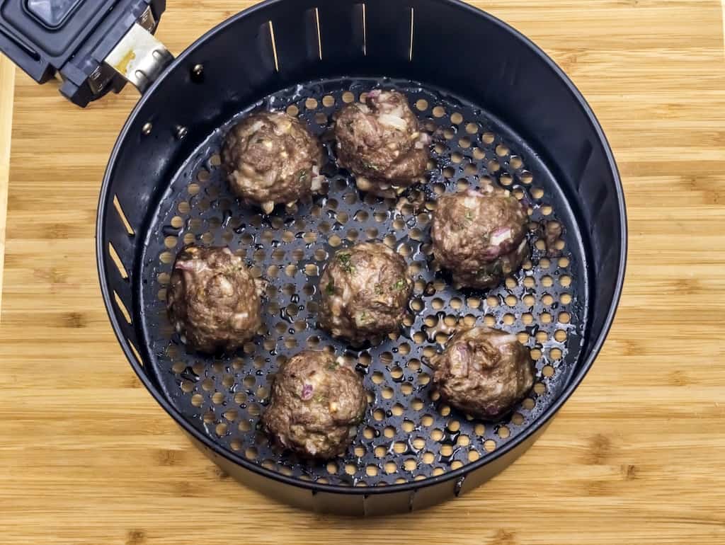 air fryer frozen meatballs cooking time