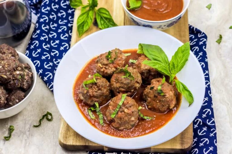 Air Fryer Meatballs in Tomato Sauce Dine Dream Discover