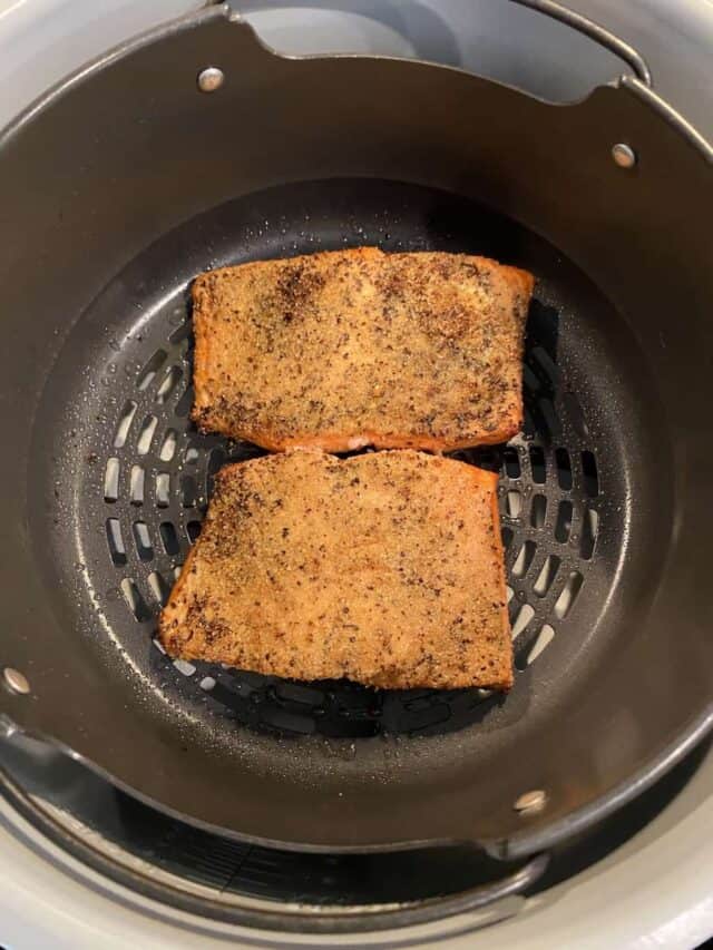 Air Fryer Salmon Lemon Pepper Dine Dream Discover