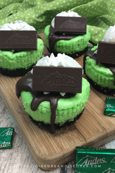 andes creme de menthe cheesecake