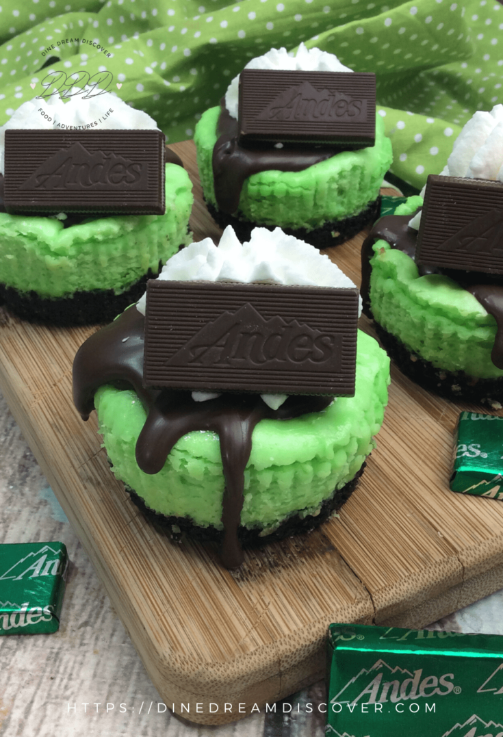 andes creme de menthe cheesecake