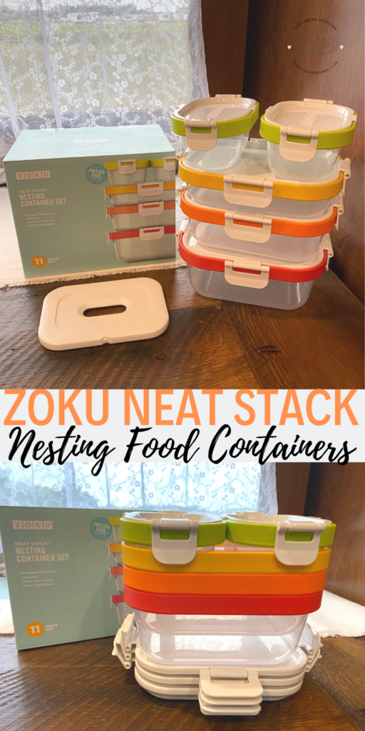 nesting food containers with lids