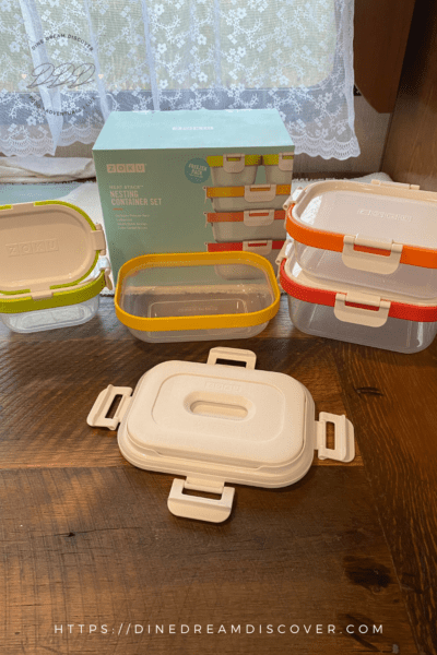 ZOKU Neat Stack Nesting Food Storage Containers