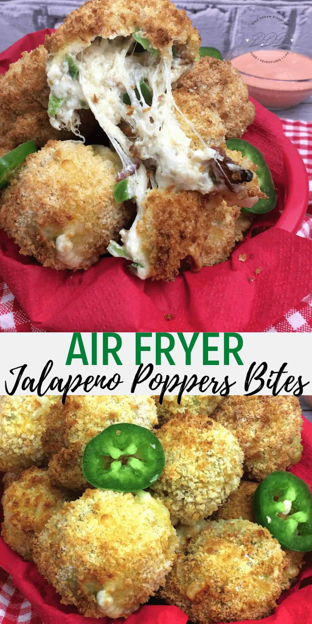 air fryer bacon jalapeno poppers bites
