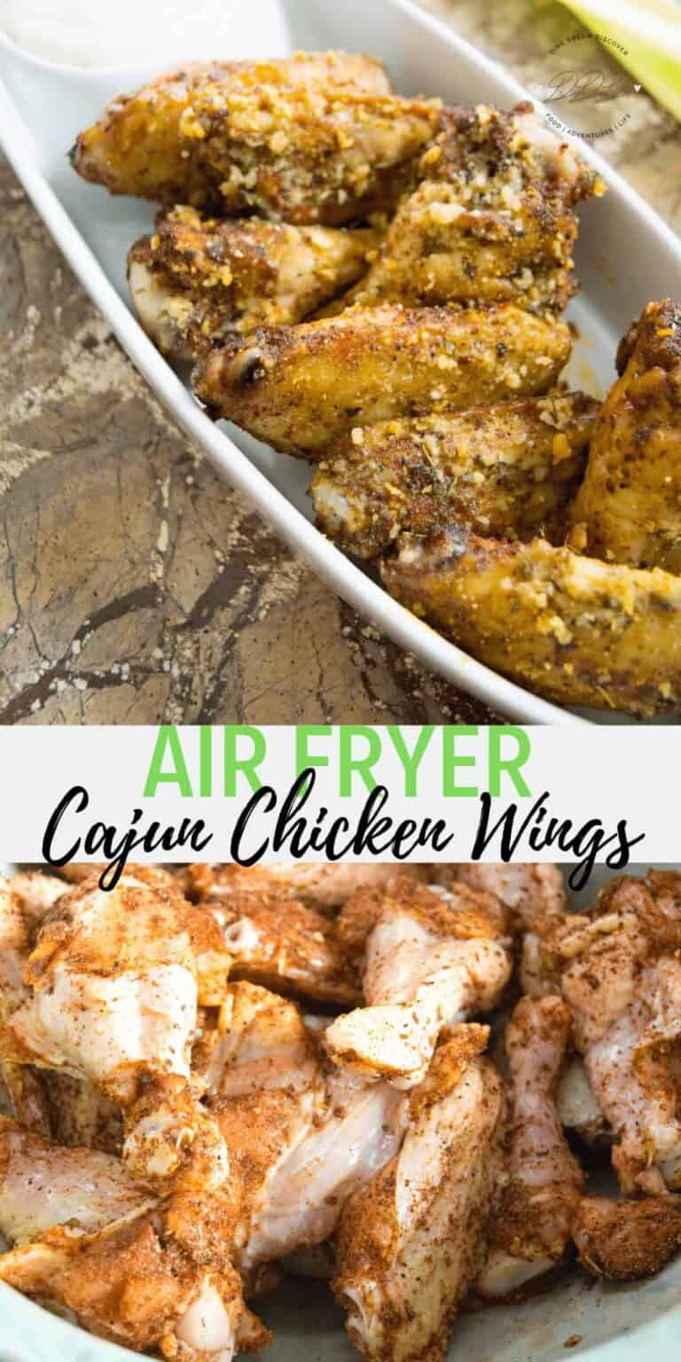 Air Fryer Cajun Chicken Wings Dine Dream Discover