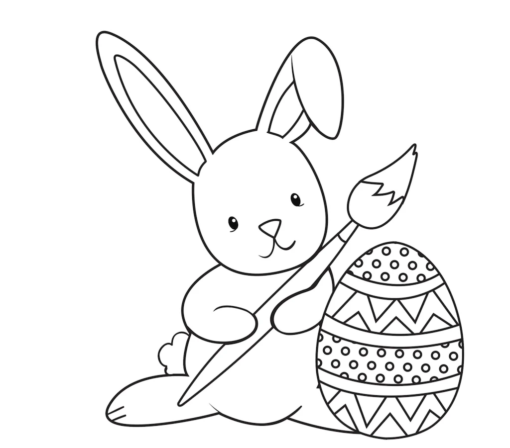Easter Coloring Pages Free PDF   Dine Dream Discover