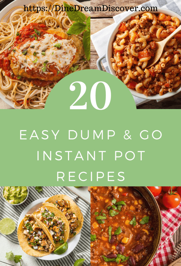 20 Easy Dump and Go Instant Pot Recipes DINE DREAM DISCOVER