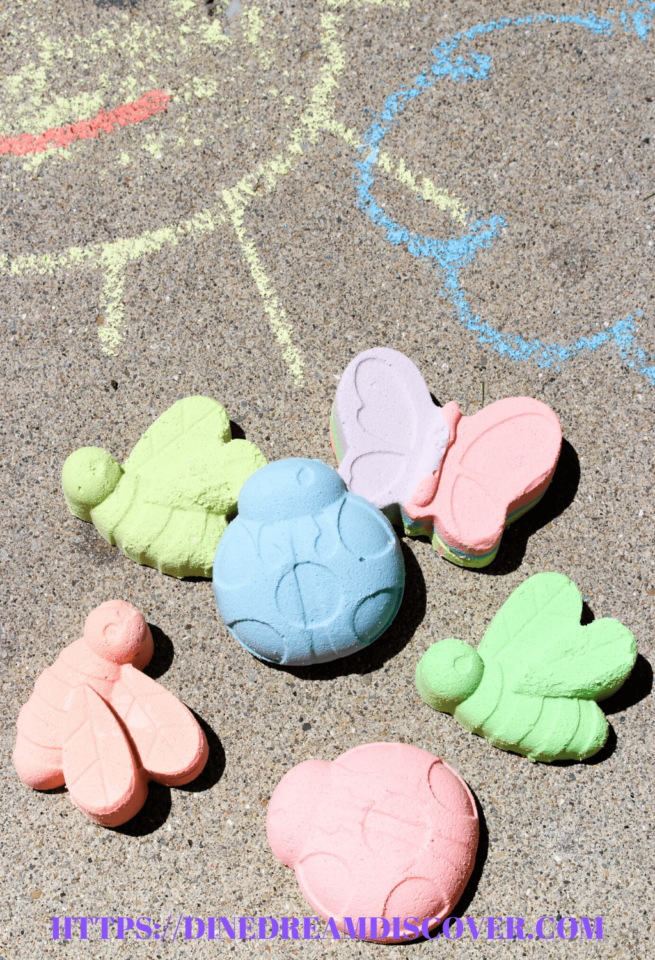 3 Ingredient DIY Sidewalk Chalk Dine Dream Discover