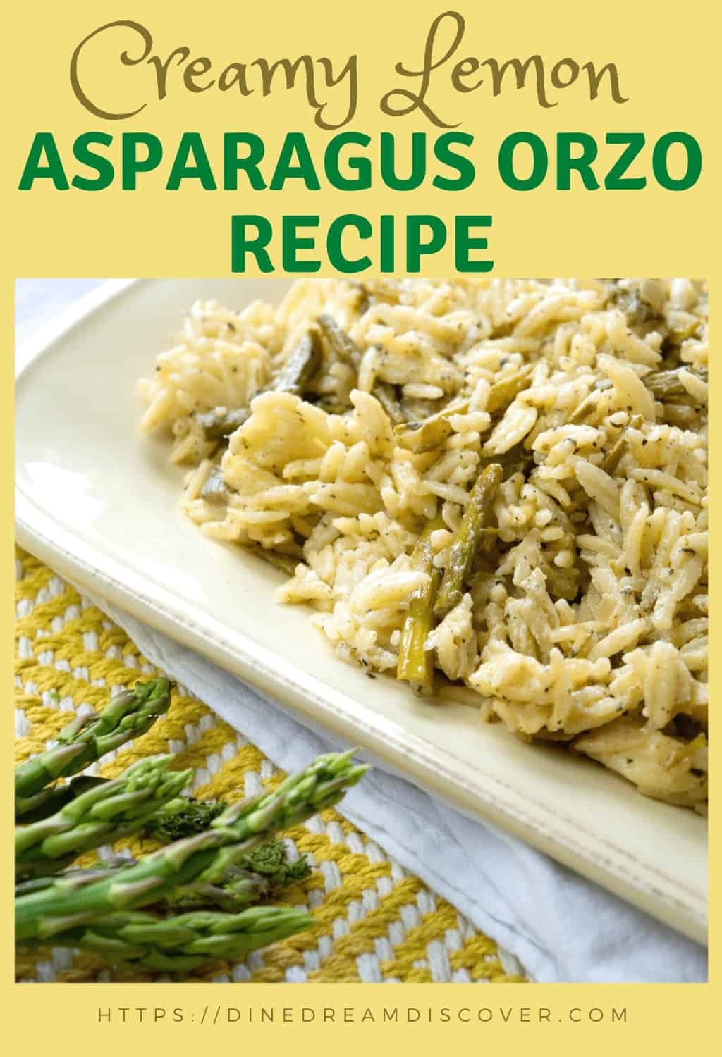 creamy asparagus mushroom pasta