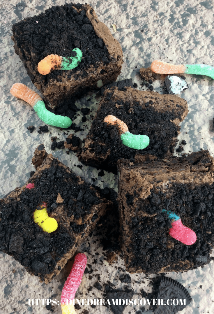 Dirt Worm Brownies Recipe