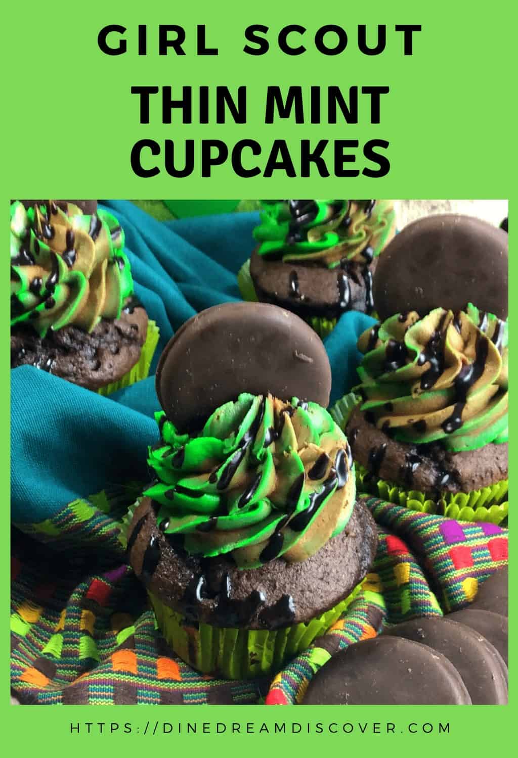 girl scout cookie cupcakes recipe Thin Mint Cupcakes