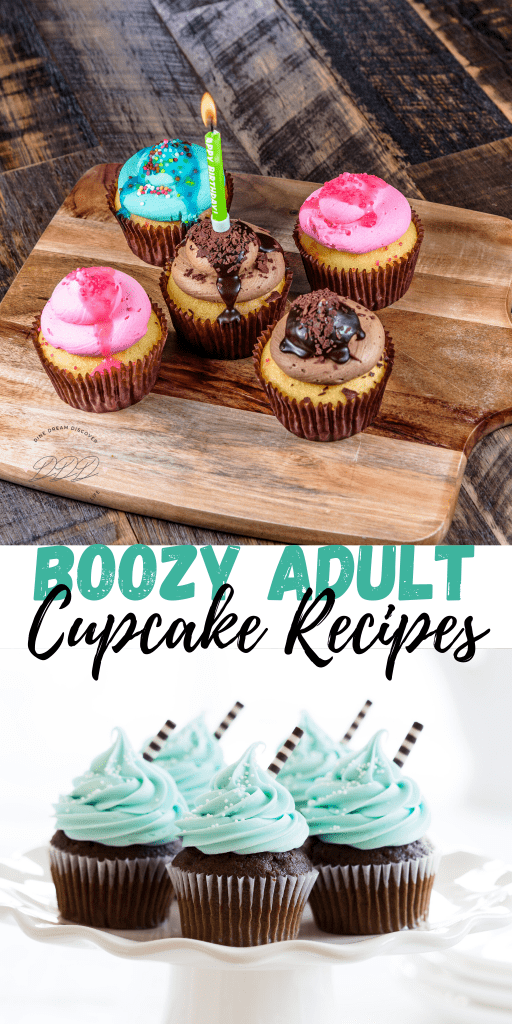 Boozy Cupcake Recipes - Dine Dream Discover