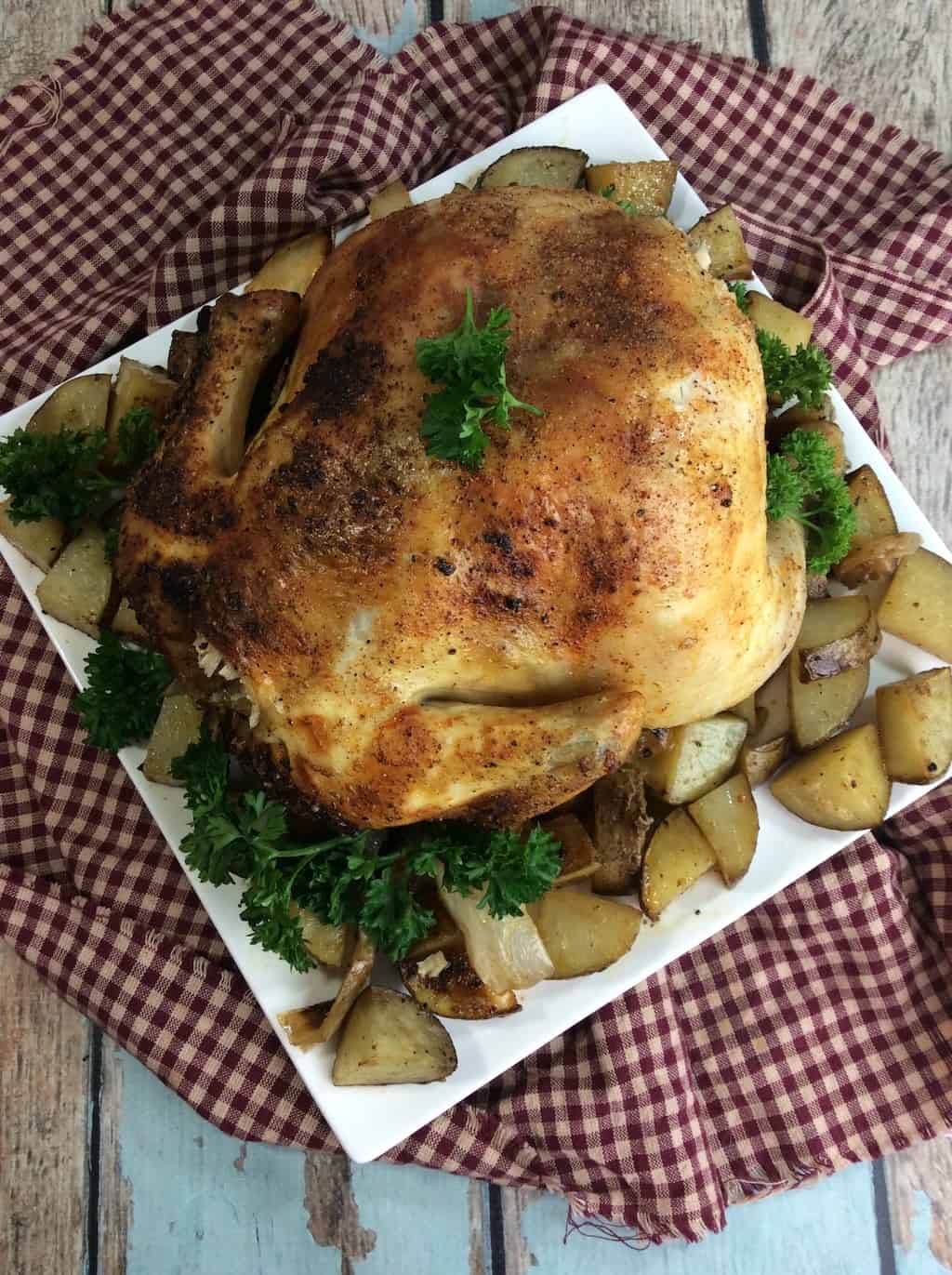 air fryer rotisserie chicken