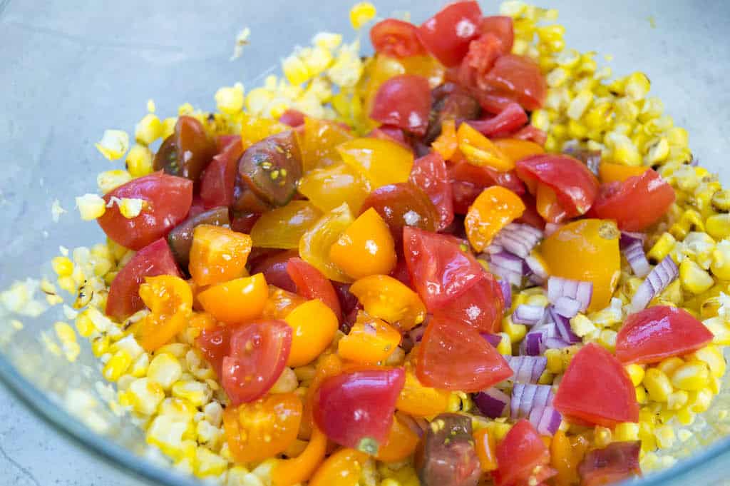 citrus corn salad