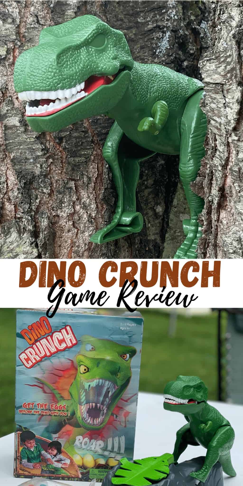 Goliath Dino Crunch Game-Get the Eggs Before the Dino Gets You