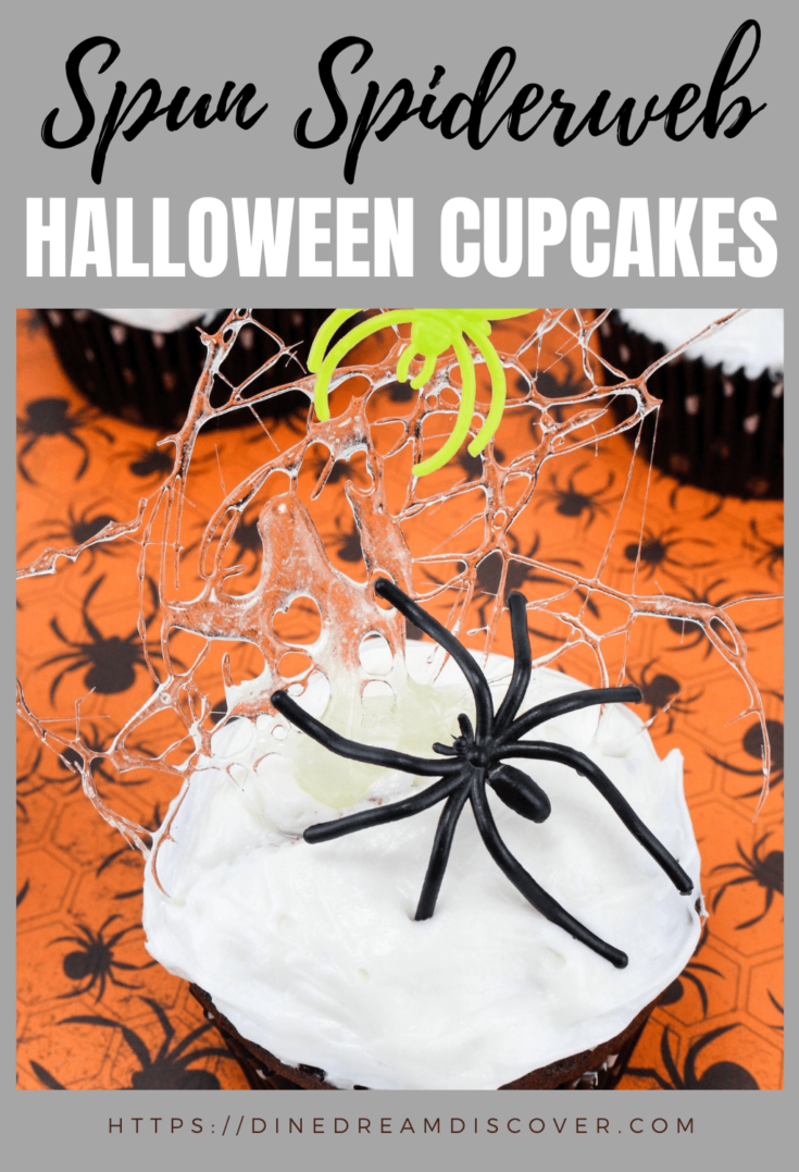 spider web cupcakes