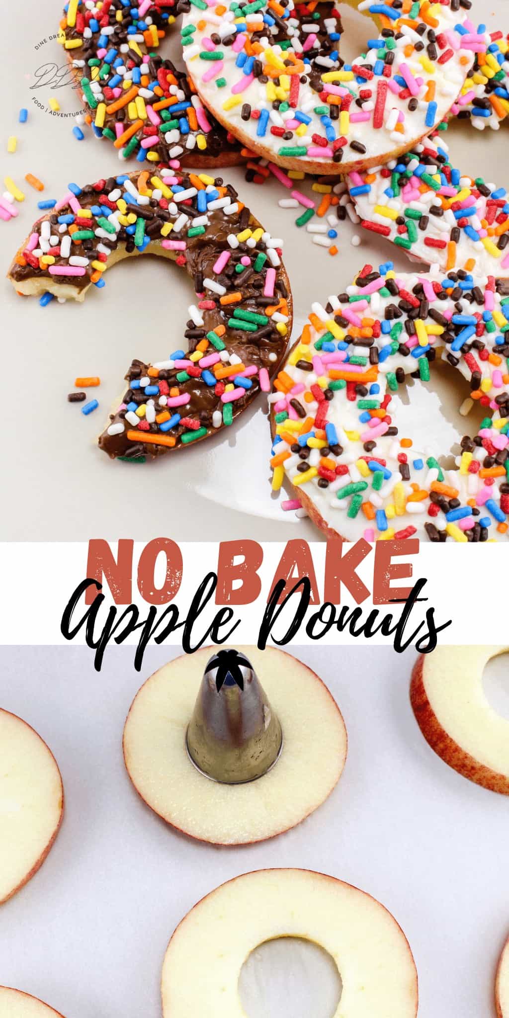 No Bake Apple Donuts 