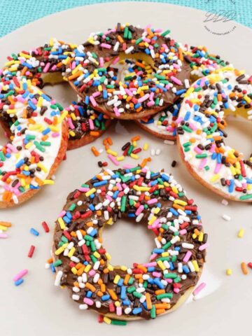 No Bake Apple Donuts